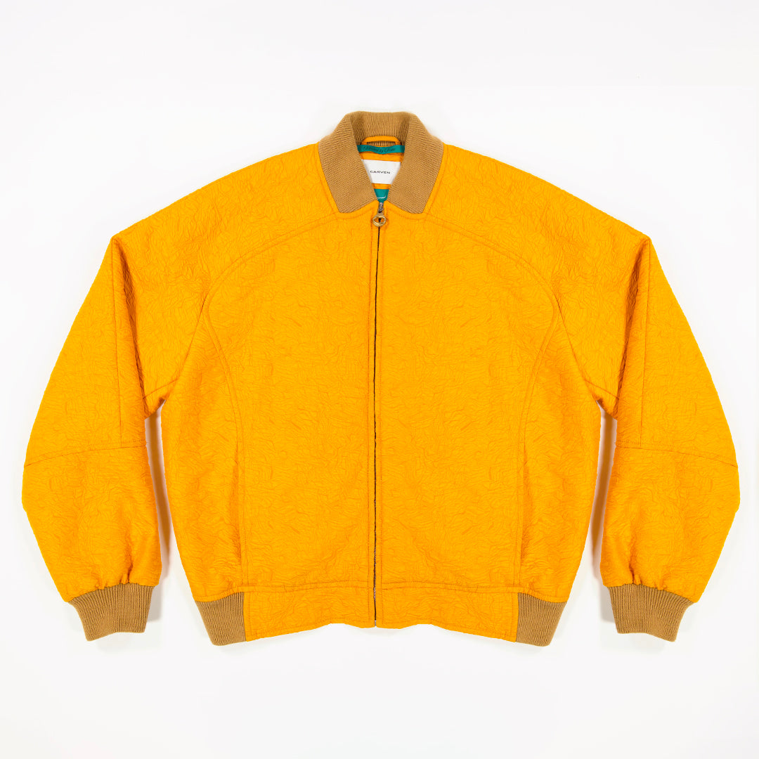 Carven yellow bomber